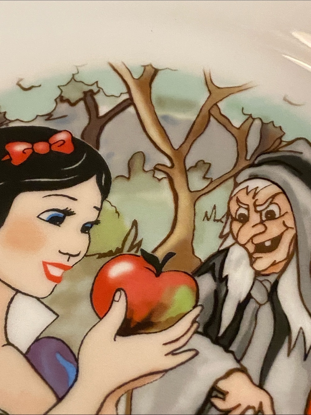 Snow White Collection Plate by Paul Cardew